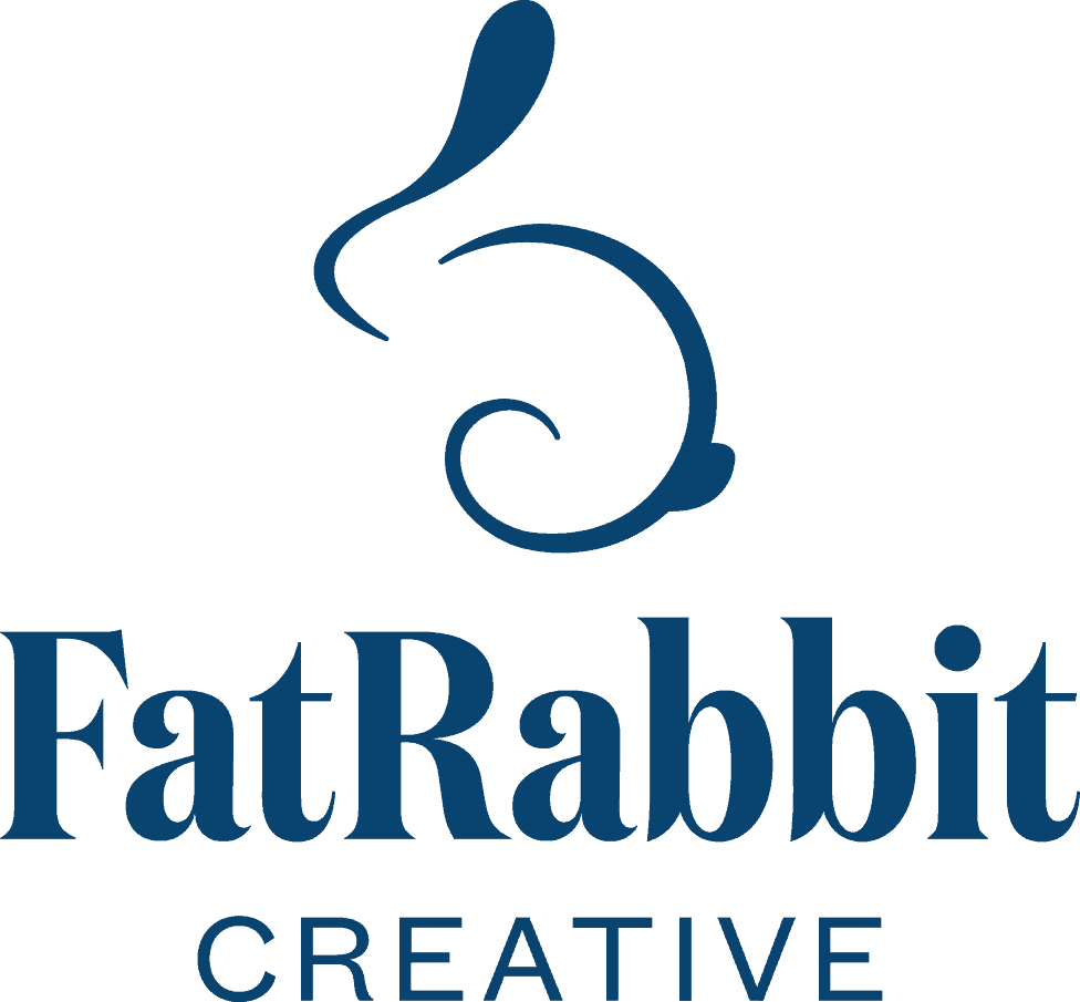 FatRabbit CREATIVE Logo Blue
