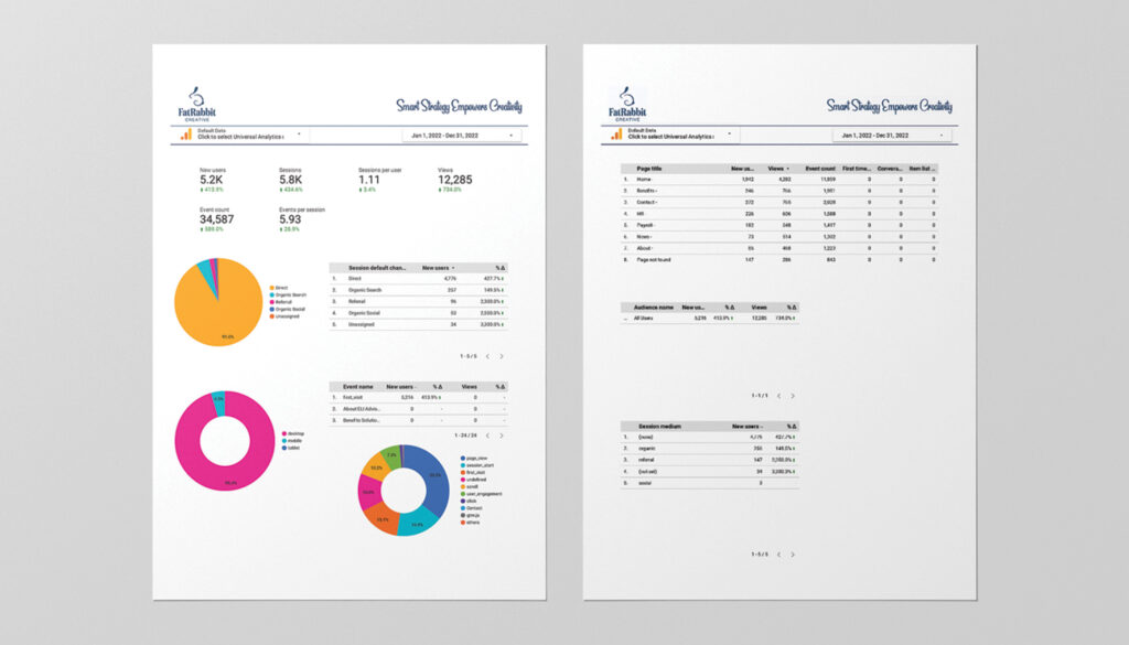 SEO Report Mockup